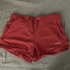 Wondery janelle shorts in brick